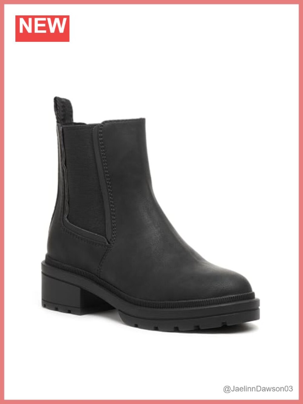 Women's Faux Leather Chelsea Ankle Boots Slip-On Cushioned Booties